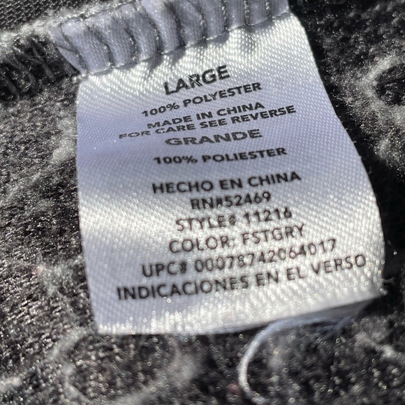 Grizzly Sherpa Tan Thick Fuzzy Soft Quarter Zip Pullover Sweater Sz large - Picture 8 of 8